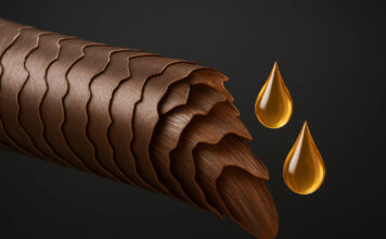 Włosy wysokoporowate – jak je pielęgnować na co dzień Grafika 3d włosów wysokoporowatych