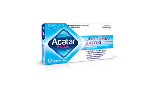 Acatar Zatoki, Tabletki powlekane