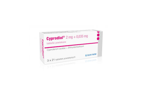 Cyprodiol, Tabletki powlekane