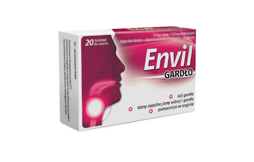 Envil gardło, Tabletki do ssania
