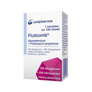 Fluticomb, Aerozol inhalacyjny (25 mcg + 250  mcg)
