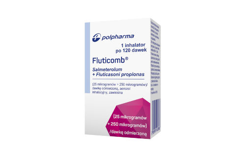 Fluticomb, Aerozol inhalacyjny (25 mcg + 250 mcg)