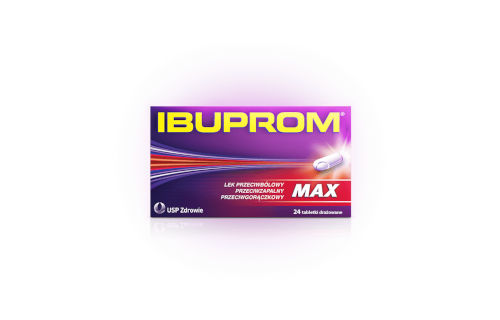 Ibuprom Max, Tabletki drażowane