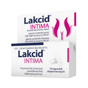 Lakcid Intima, Kapsułki dopochwowe, twarde