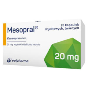 Mesopral, Kapsułki twarde (20 mg)