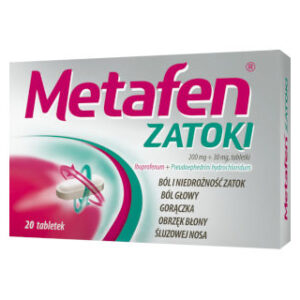 Metafen Zatoki, Tabletki