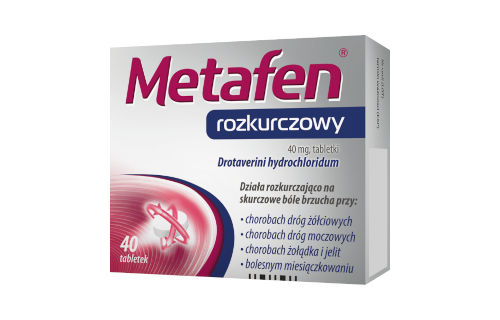 Metafen rozkurczowy, Tabletki