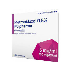 Metronidazol 0,5% Polpharma, Roztwór