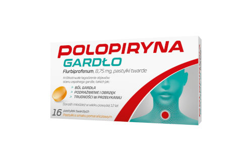 Polopiryna Gardło, Pastylki twarde