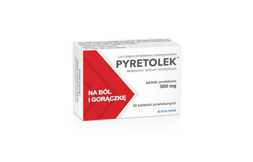 Pyretolek, Tabletki powlekane