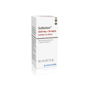 Salbetan, Roztwór na skórę