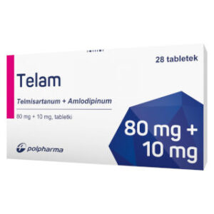 Telam, Tabletki (80 mg + 10 mg)