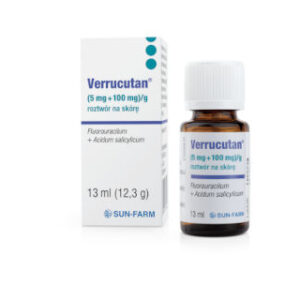 Verrucutan, Roztwór na skórę
