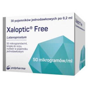 Xaloptic Free, Krople do oczu, roztwór