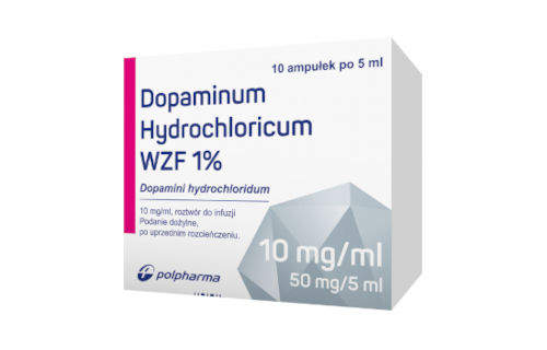 dopaminum hydrochloricum wzf 1 proc roztwor