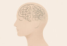 Rycina przedstawiająca schizofrenię