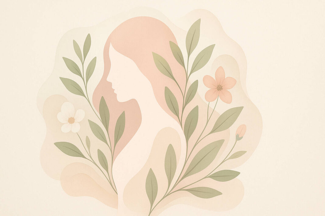 Ilustracja harmonii kobiecego ciała w kontekście bakteryjnego zapalenia pochwy