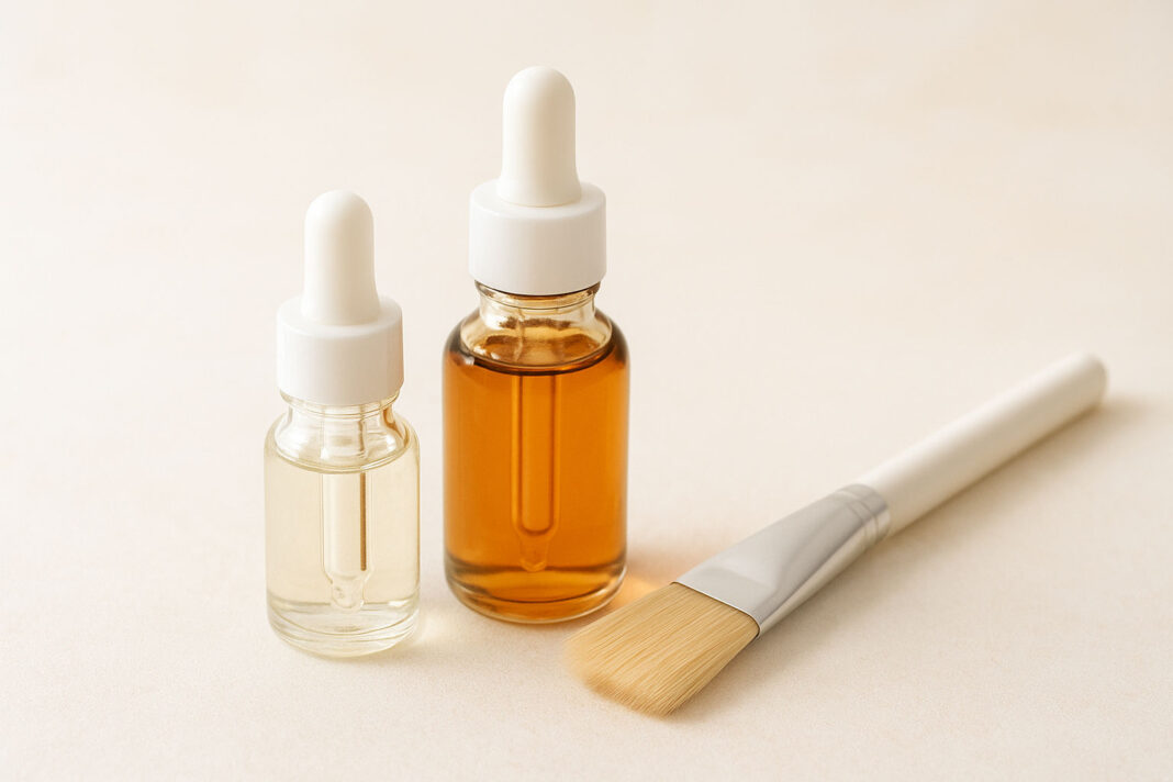 peelingi-kwasowe Ampułki z kwasami do peelingu i pędzelek