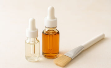 Peelingi kwasowe – działanie, efekty i przeciwwskazania Ampułki z kwasami do peelingu i pędzelek