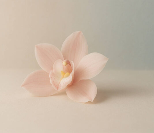 Kwiat symbolizujący delikatną równowagę kobiecej intymności w charakterze grzybicy pochwy