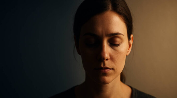 Kobieta w półcieniu