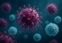 Wizualizacja 3d wirusa HSV