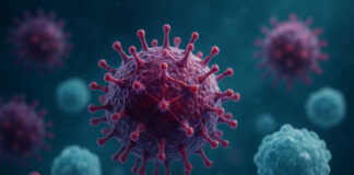 Wirus HSV – objawy i leczenie opryszczki narządów płciowych Wizualizacja 3d wirusa HSV