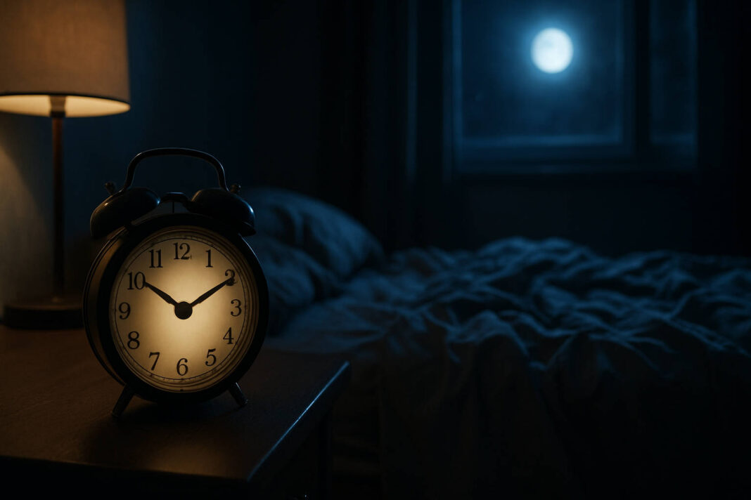 3 godzina na zegarze i bezsenna noc