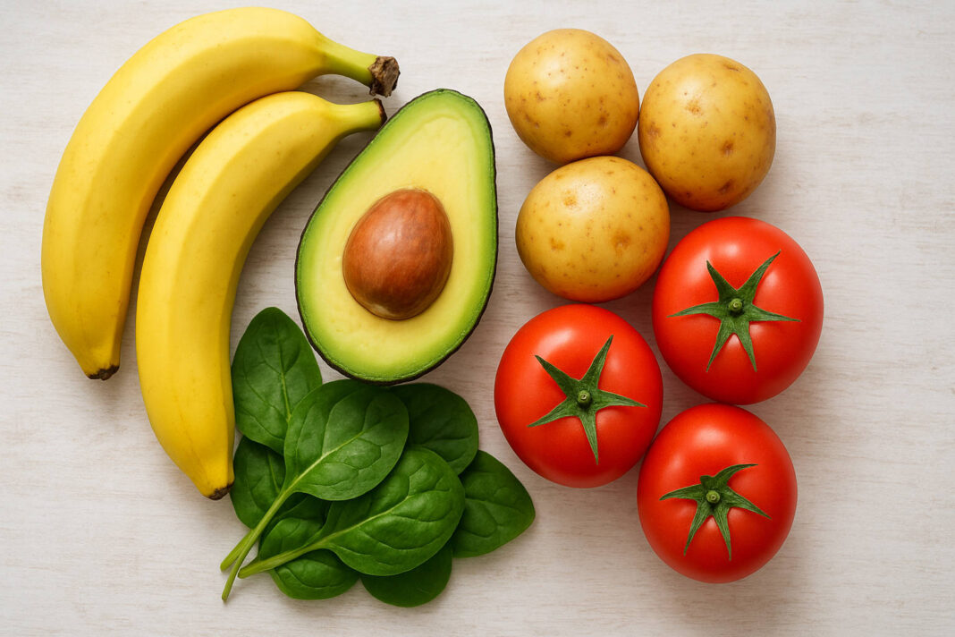 Produkty bogate w potas