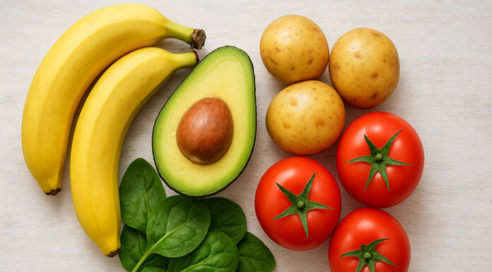 Produkty bogate w potas