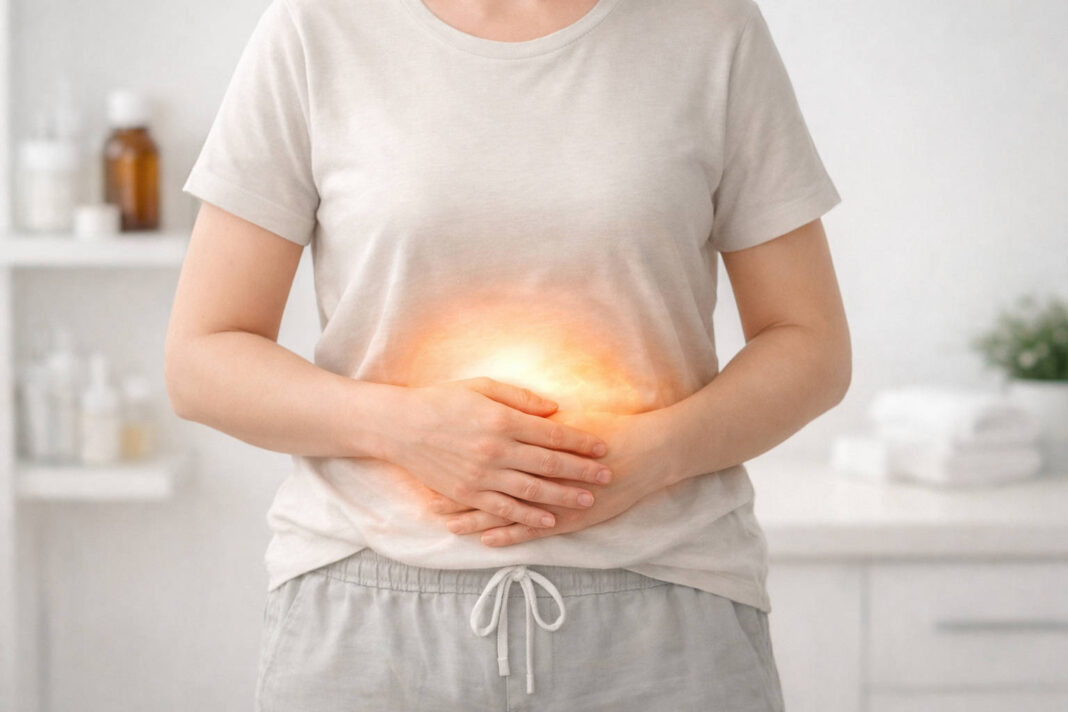 Kobieta z dolegliwościami Sibo