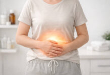 Kobieta z dolegliwościami Sibo