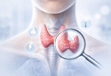 Zbliżenie pod lupą na tarczycę w kontekście hormonu tyroksyny