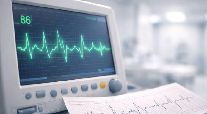 EKG serca wskazujące arytmię serca