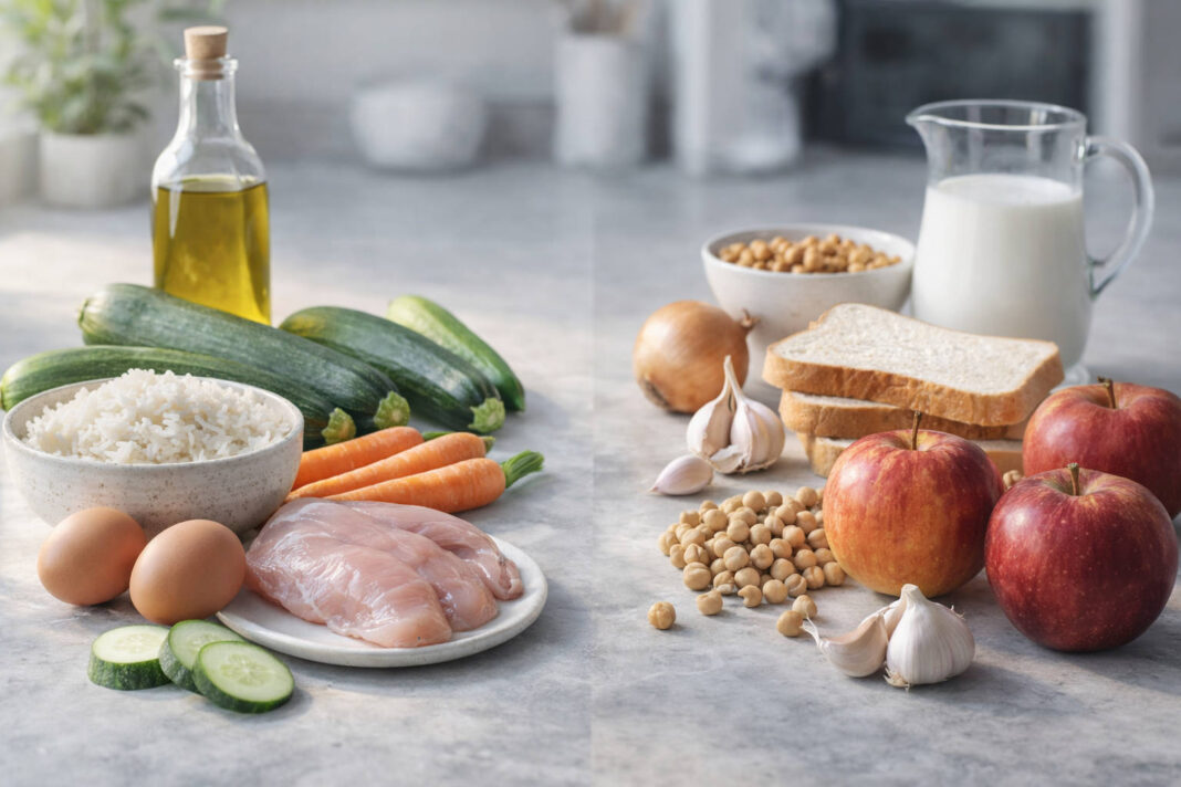 Produkty zalecane i odradzane w diecie przy SIBO