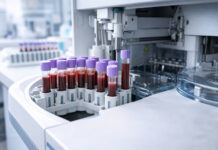 Probówki z krwią w laboratorium w kontekście badania AST