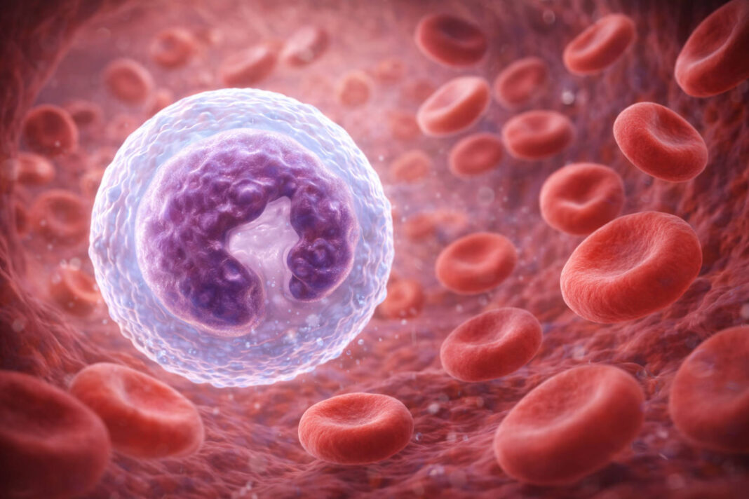 Wizualizacja Monocytów we krwi