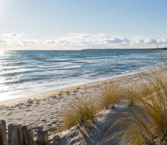 Morze Bałtyckie i plaża - jedno z naturalnych źródeł jodu